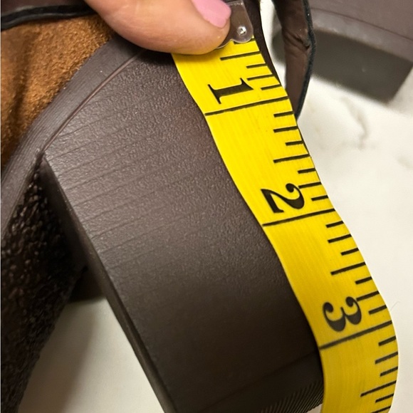 Mossi I Supply Co. Women’s brown faux suede leather ankle boots Size 10 - Picture 7 of 8